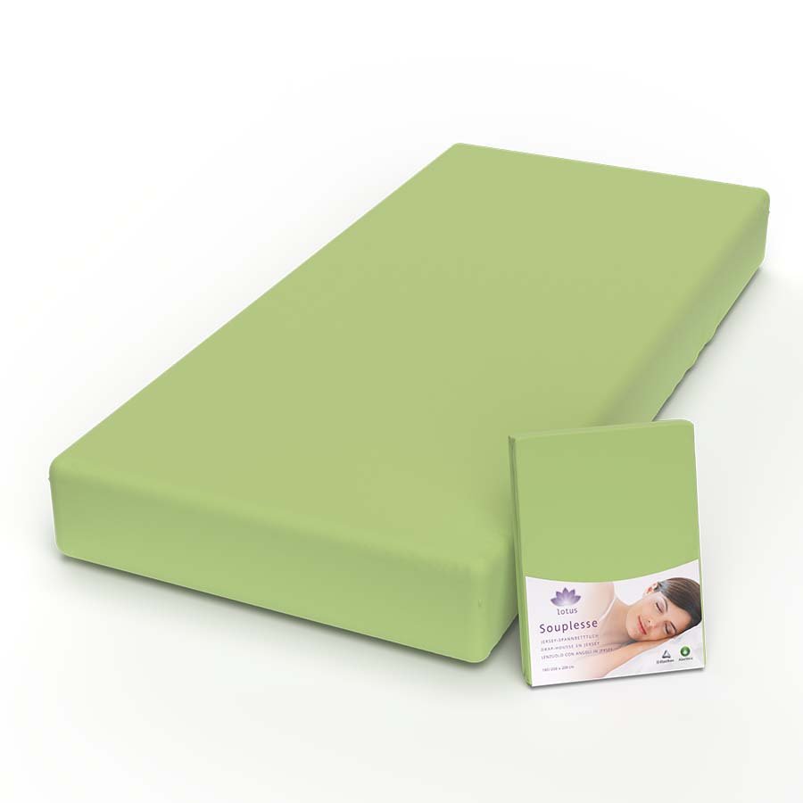 Lotus Jersey Fitted Sheet Souplesse