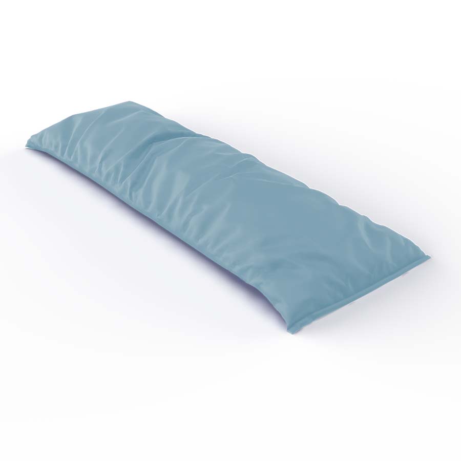 Lotus coussin pour dormir sur le côté housse satin uni