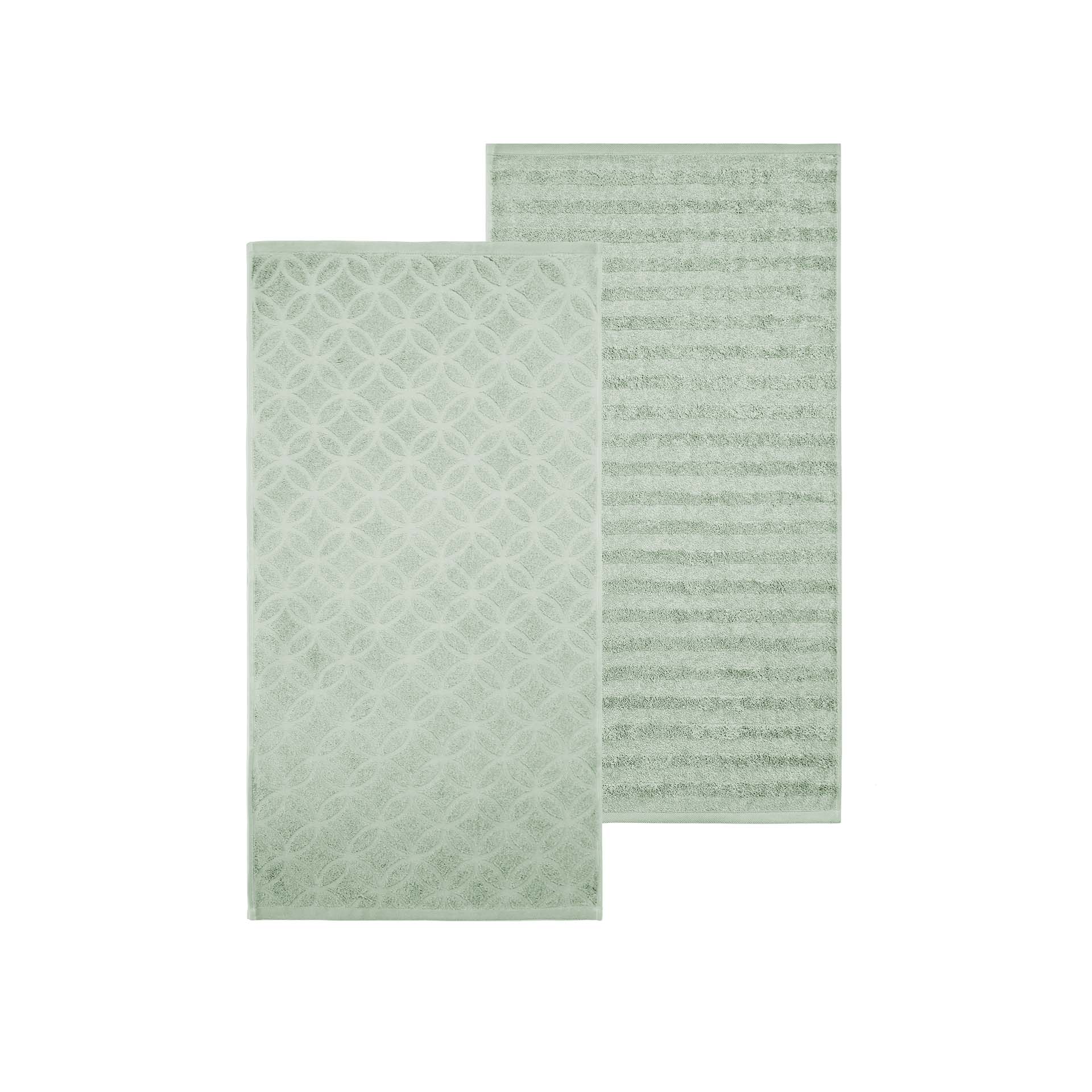 Frottéwäsche 2er Set Handtuch 50x90 cm - Ranura und Vibe