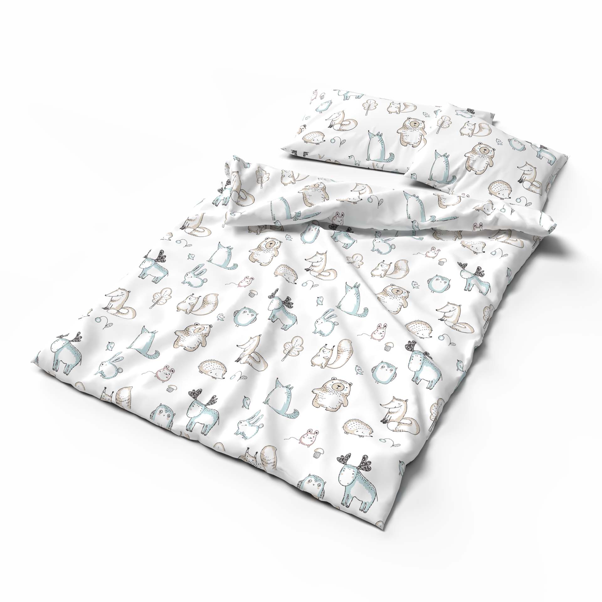 Lotus linge de lit enfants animaux de la forêt