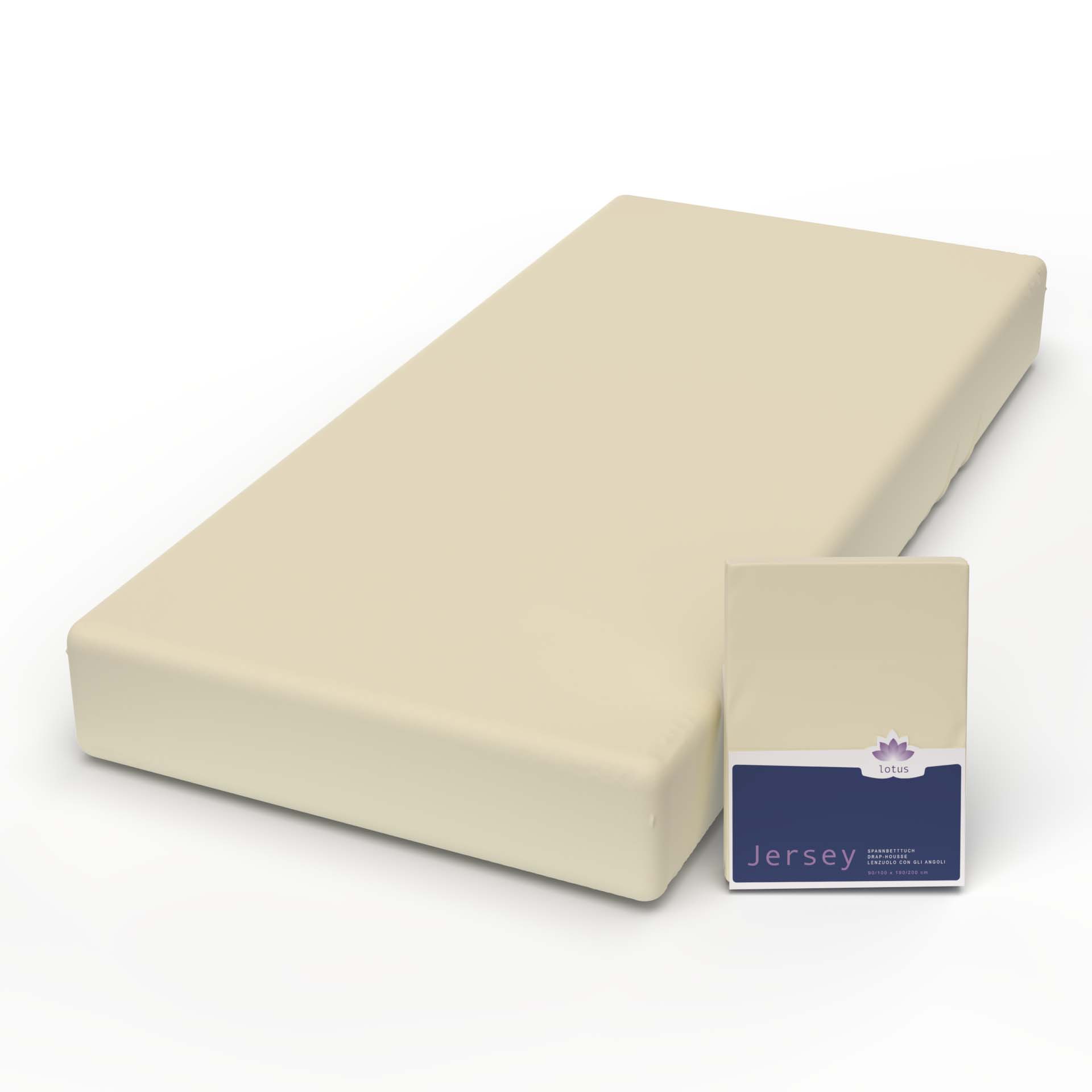 Lotus Jersey fitted sheet Comfort