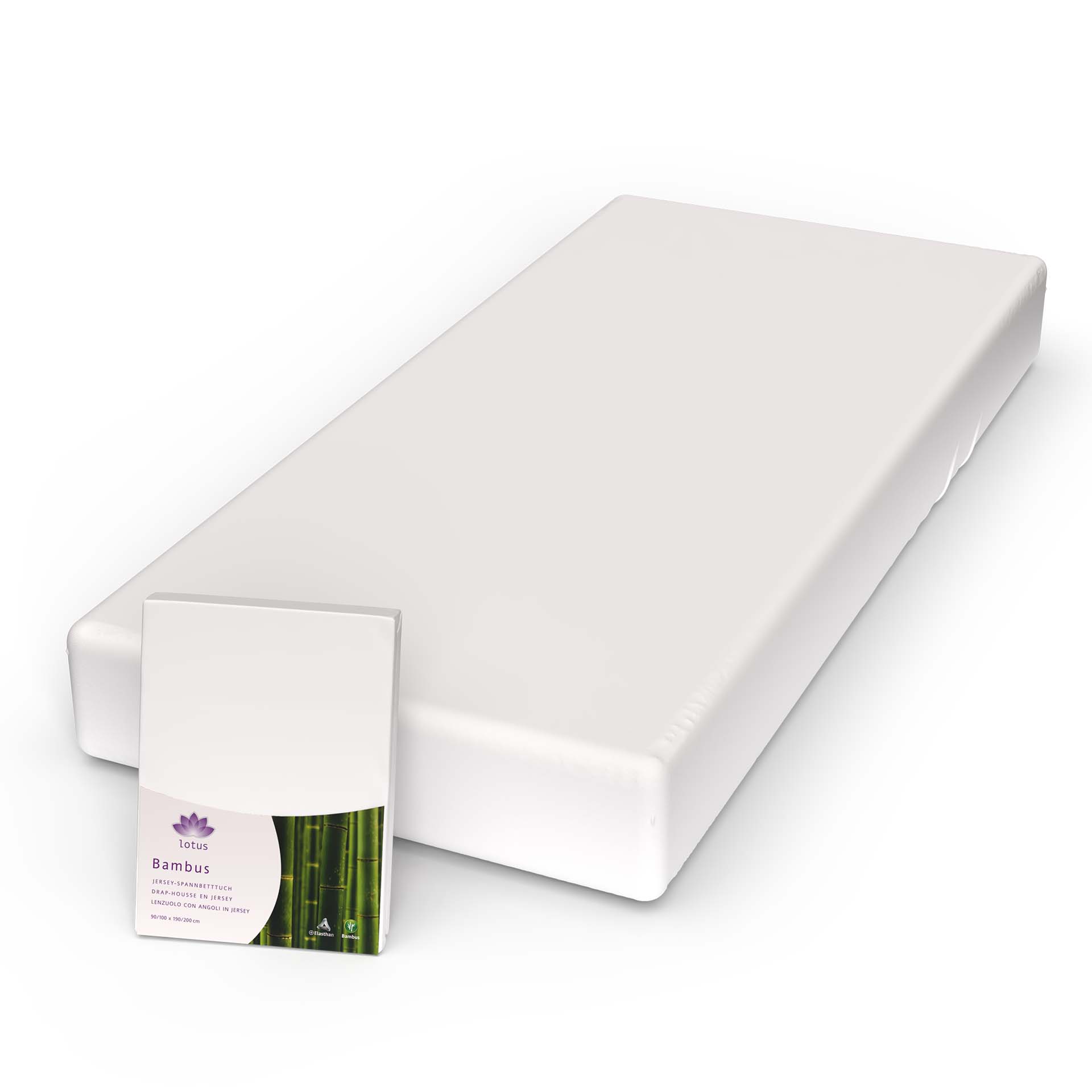 Lotus fitted sheet bamboo jersey