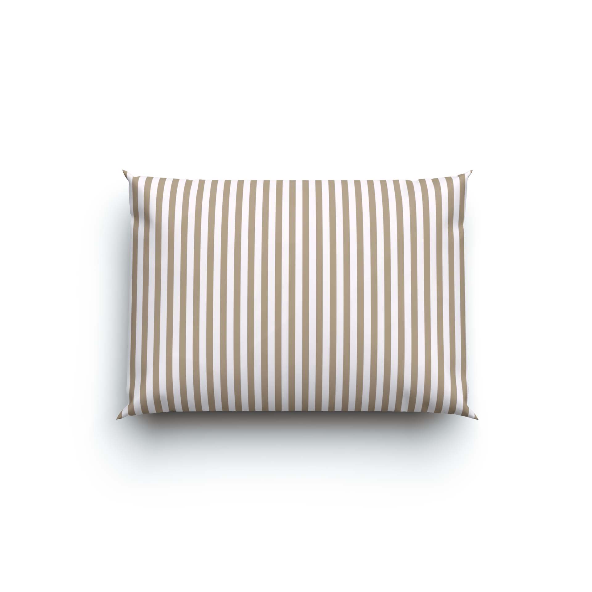 Lotus linge de lit bambou rayures greige
