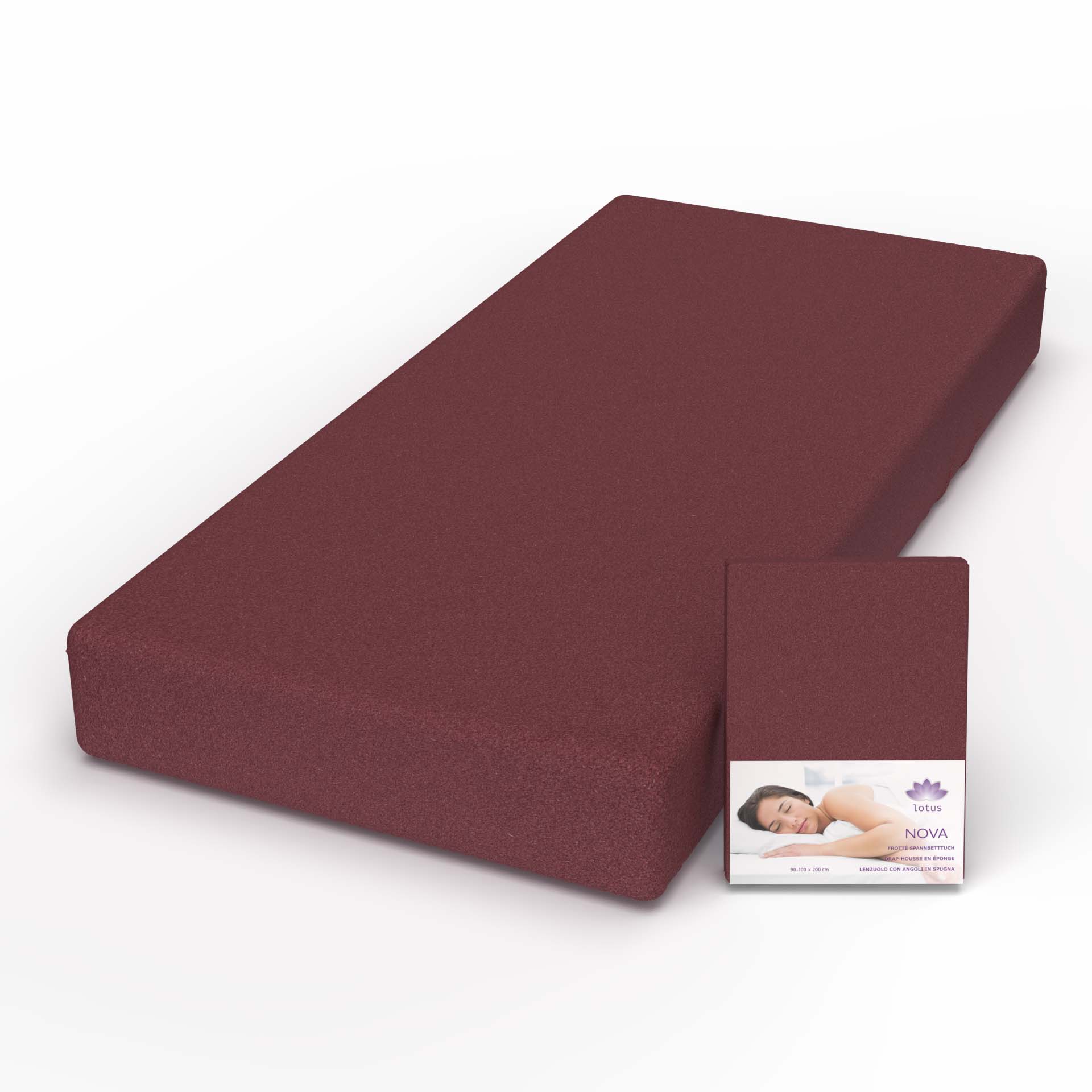 Lotus terry fitted sheet Nova