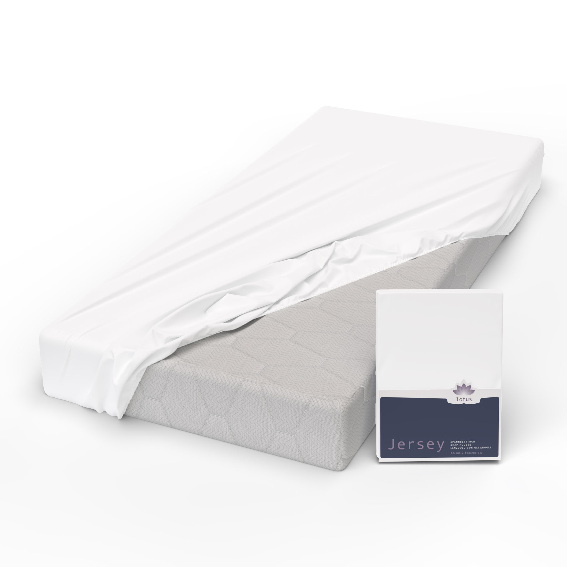 Lotus Jersey fitted sheet Comfort
