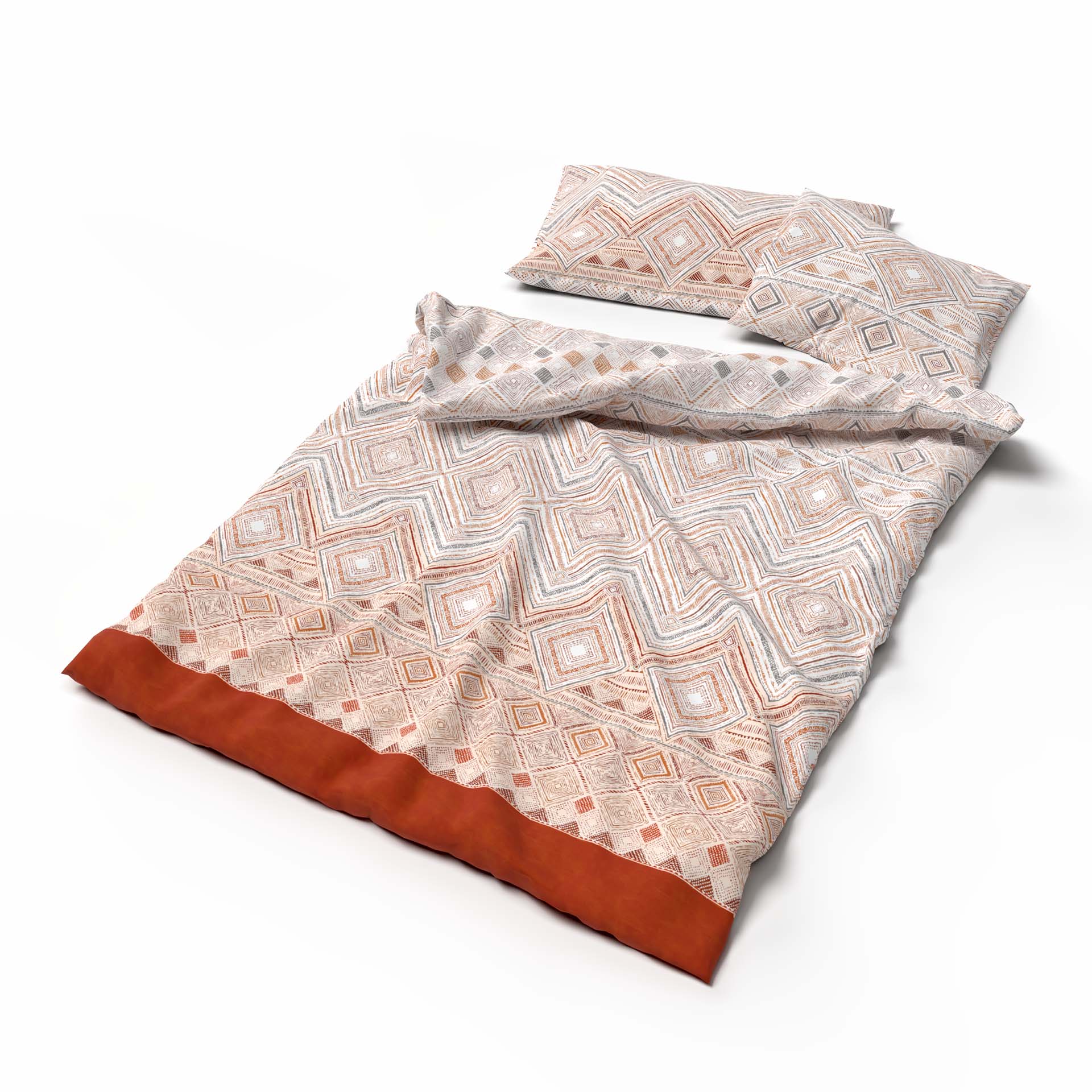 Lotus bed linen Bamboo Lindsey orange