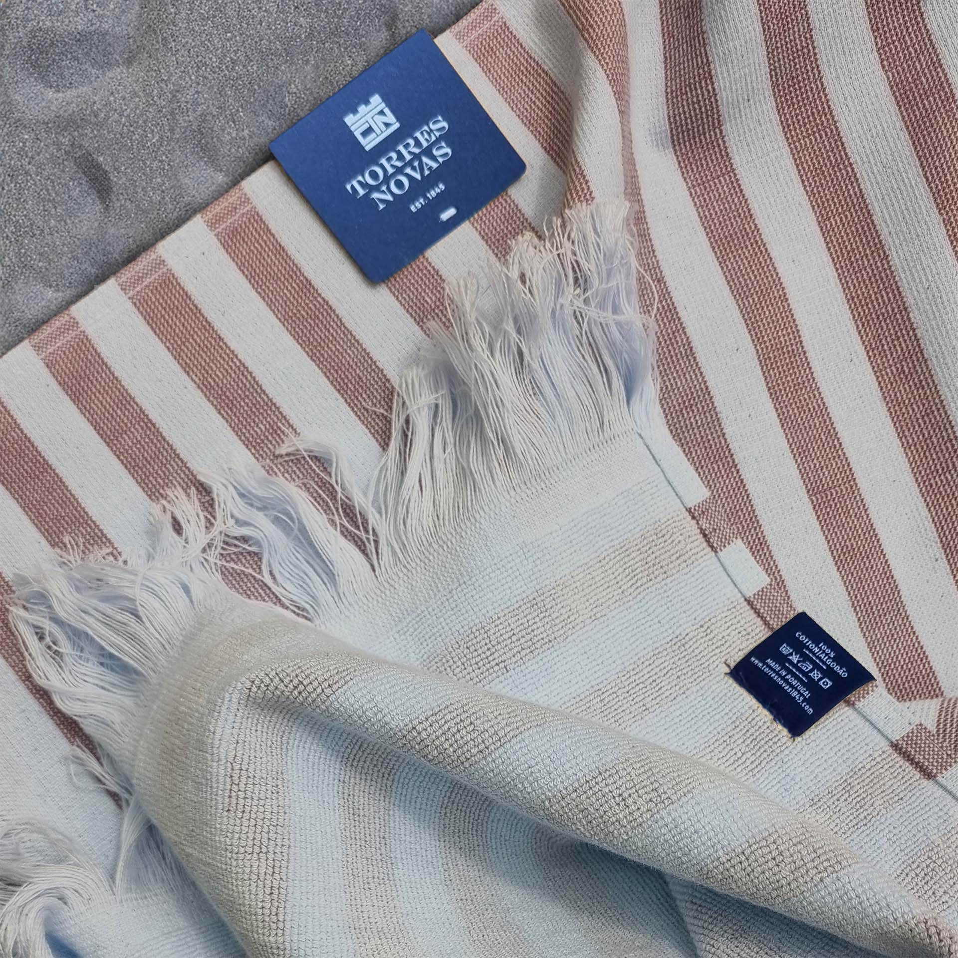 Torres Novas beach towel Barra terracotta Torres Novas beach towel Barra terracotta