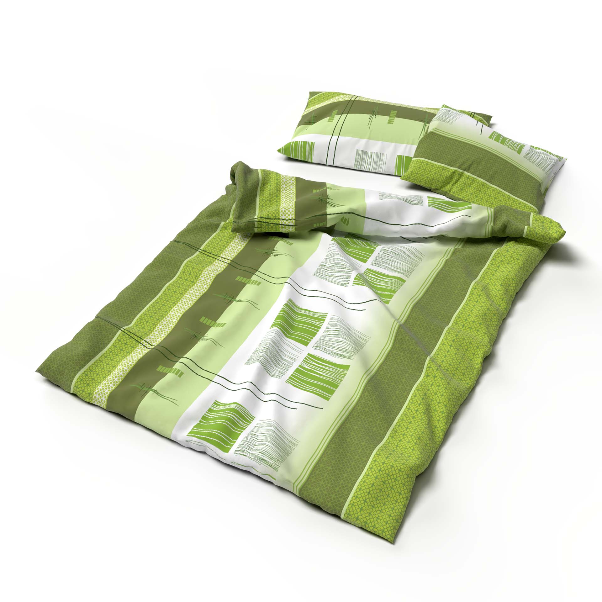 Lotus bed linen Jersey Amalfi green Lotus bed linen Jersey Amalfi green