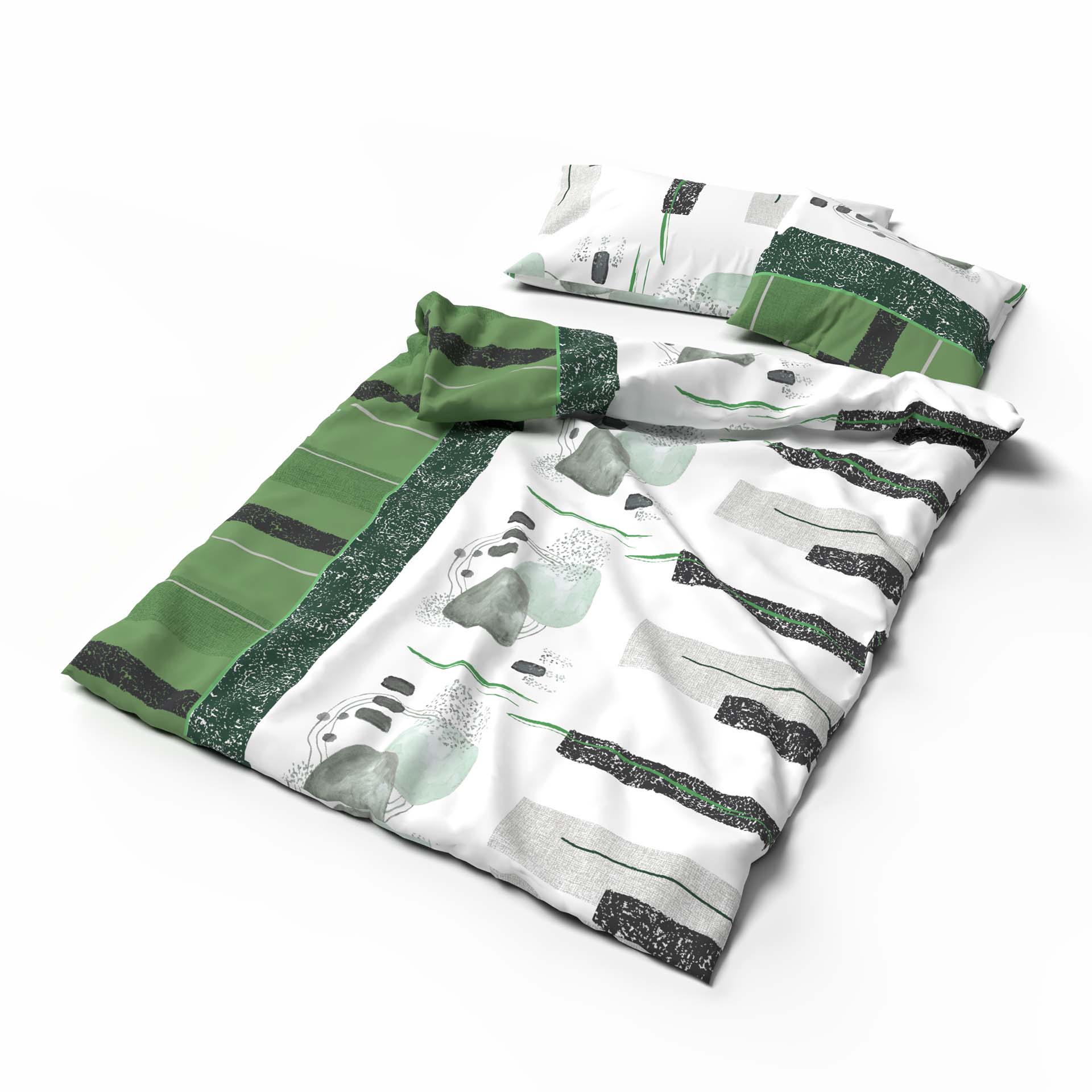 Lotus bed linen Bamboo Mariele blue