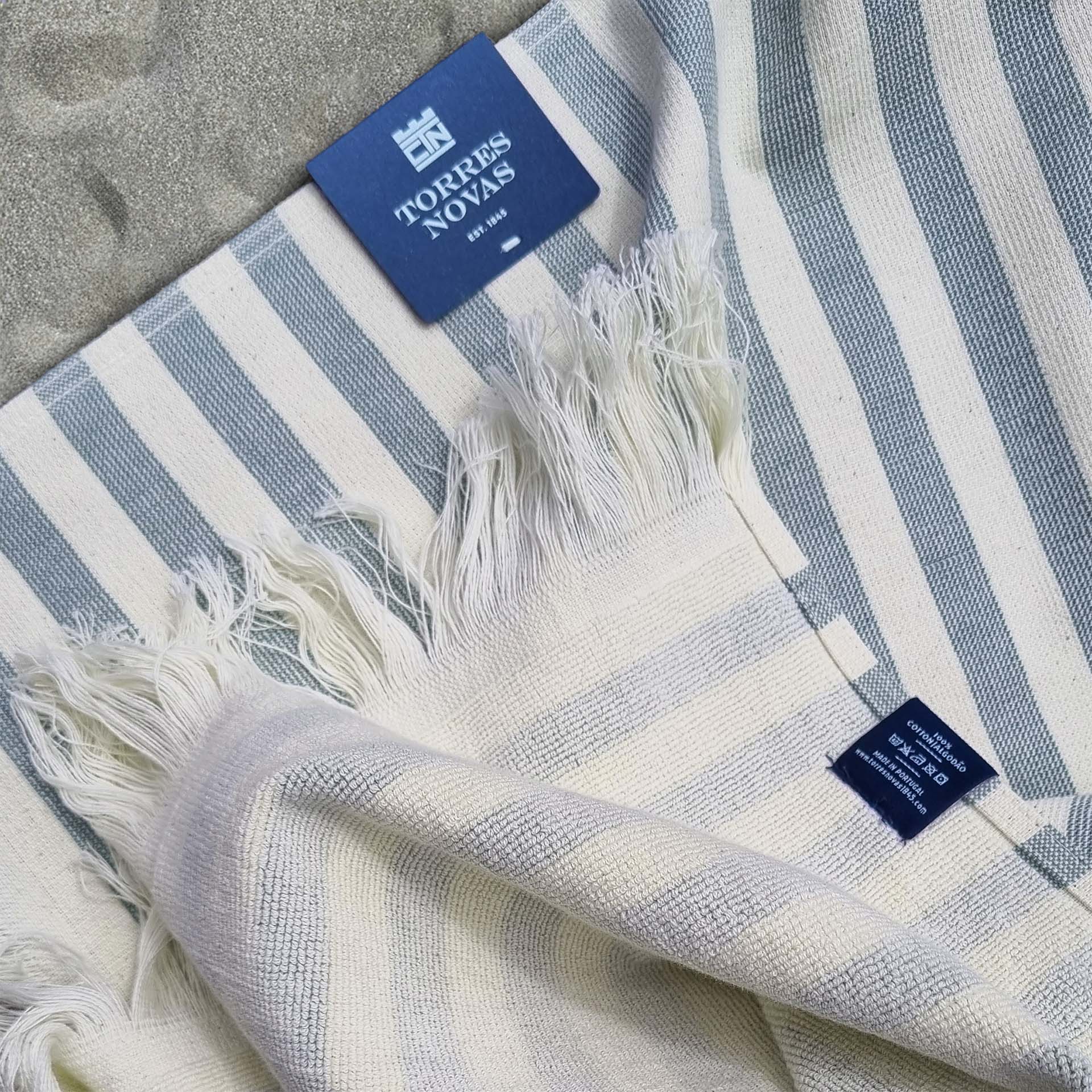Torres Novas beach towel Barra blue Torres Novas beach towel Barra blue