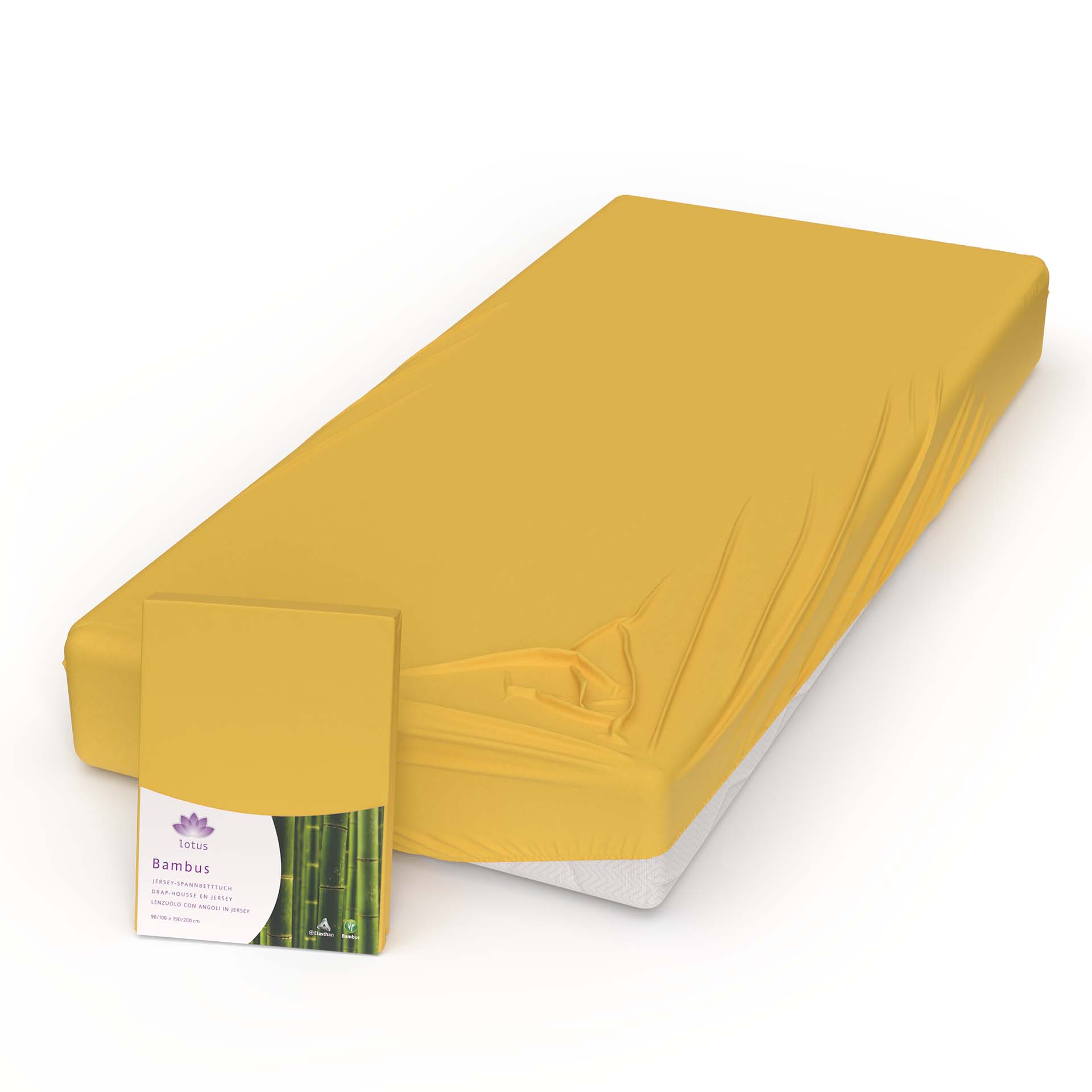 Lotus drap-housse bambou jersey Lotus drap-housse bambou jersey